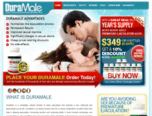 Tablet Screenshot of duramale.com